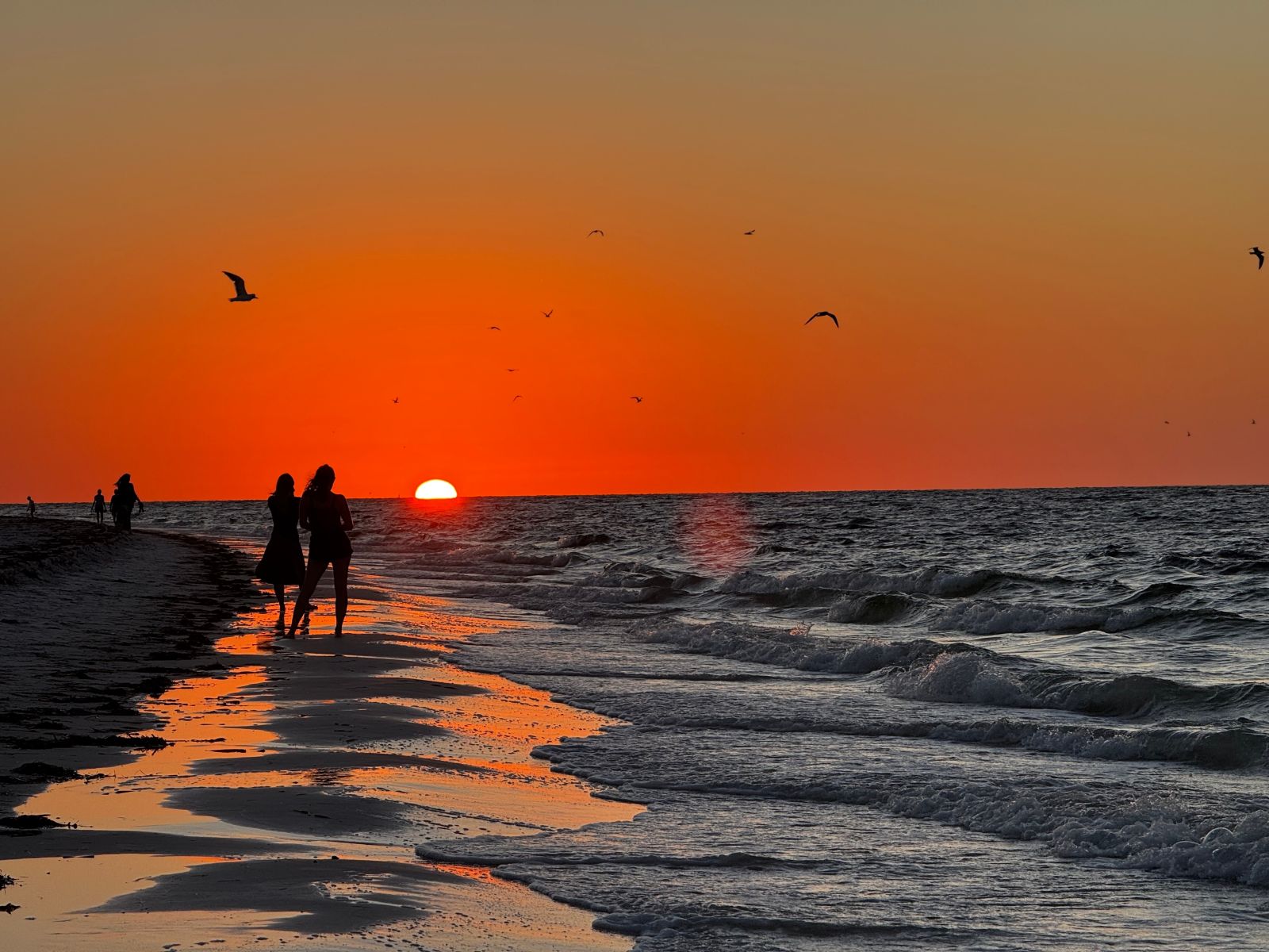 Sunset at Bean Point Beach